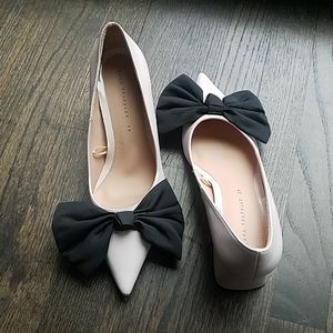 NWOT Zara chunky heels